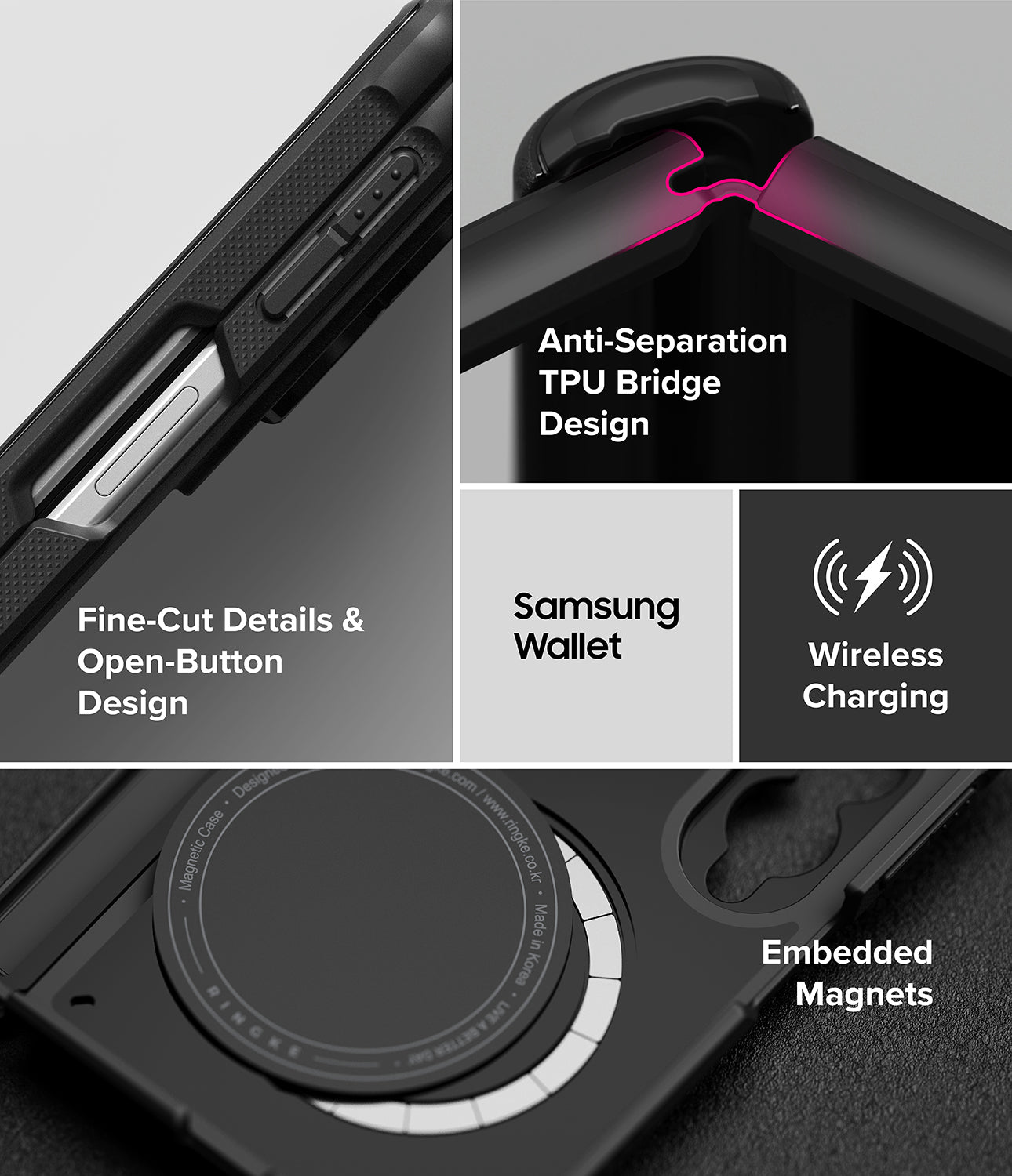 Ringke Onyx Flap Magnetic Case for Samsung Galaxy Z Fold 8