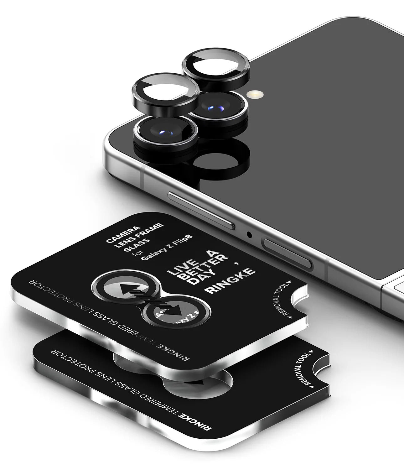 Ringke Camera Lens Frame Protector for Samsung Galaxy Z Flip 8