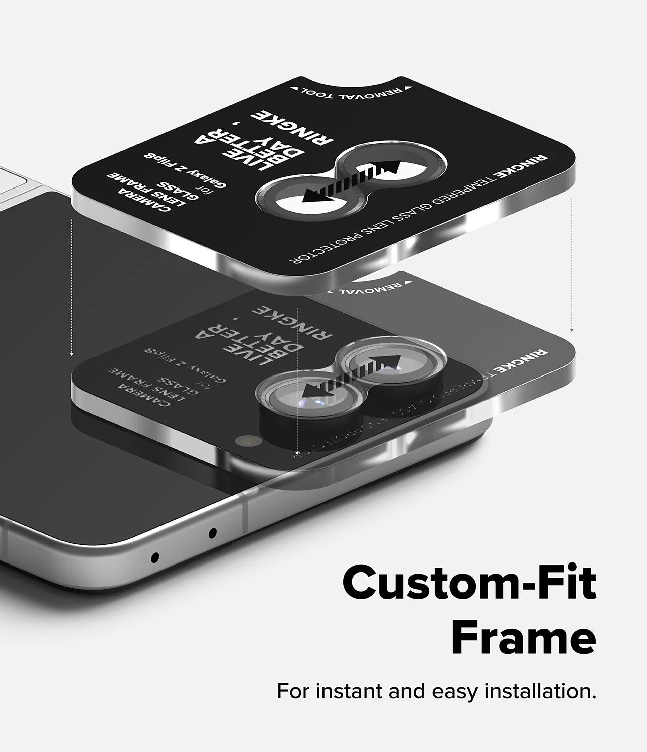 Ringke Camera Lens Frame Protector for Samsung Galaxy Z Flip 8