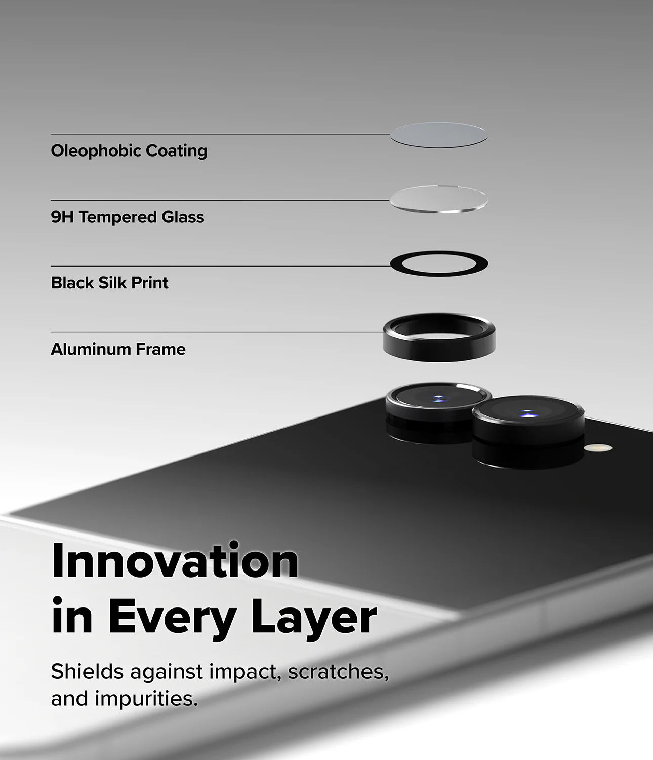 Ringke Camera Lens Frame Protector for Samsung Galaxy Z Flip 8