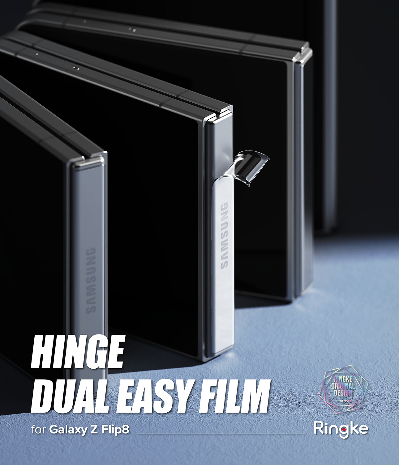 Ringke Hinge Dual Easy Film Protector for Samsung Galaxy Z Flip 8