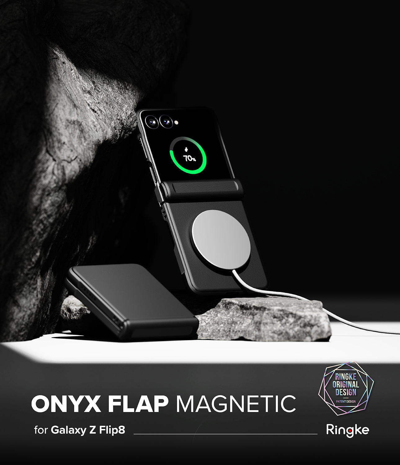 Ringke Onyx Flap Magnetic Case for Samsung Galaxy Z Flip 8