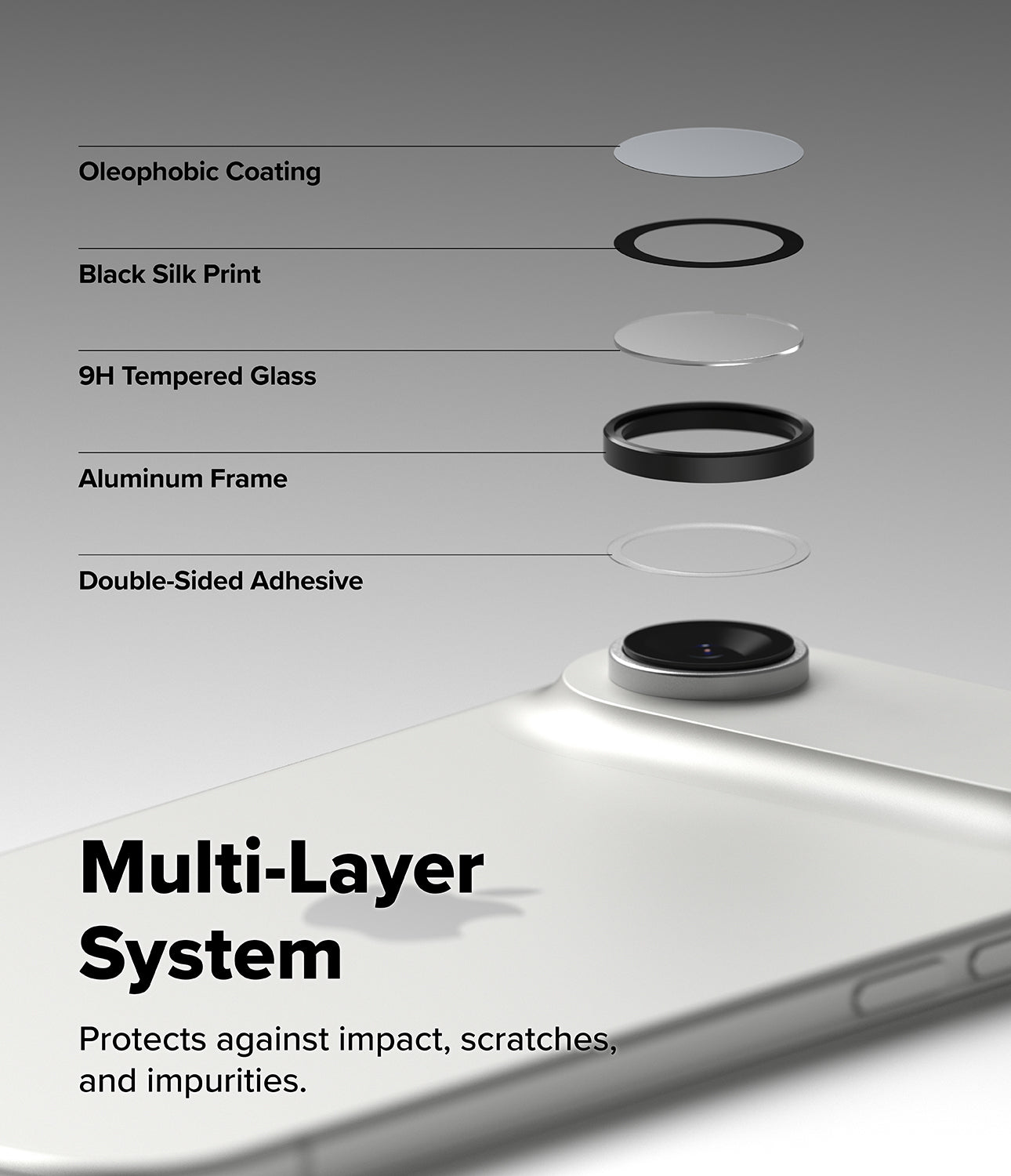 Ringke Camera Lens Frame Protector for Apple iPhone 17 Air