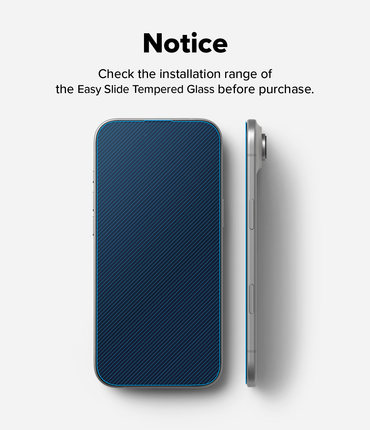 Ringke Easy Slide Tempered Glass Screen Protector for Apple iPhone Air