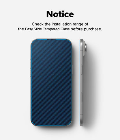 Ringke Easy Slide Tempered Glass Screen Protector for Apple iPhone Air