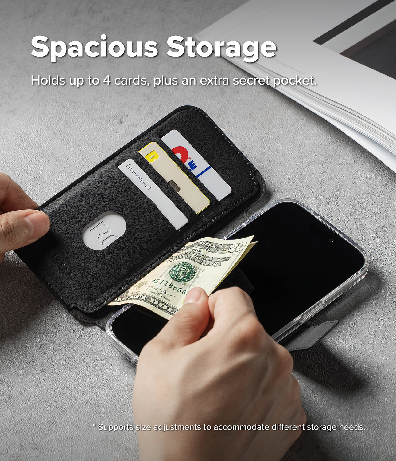 Ringke Folio Grip Wallet Magnetic Case for Apple iPhone Air