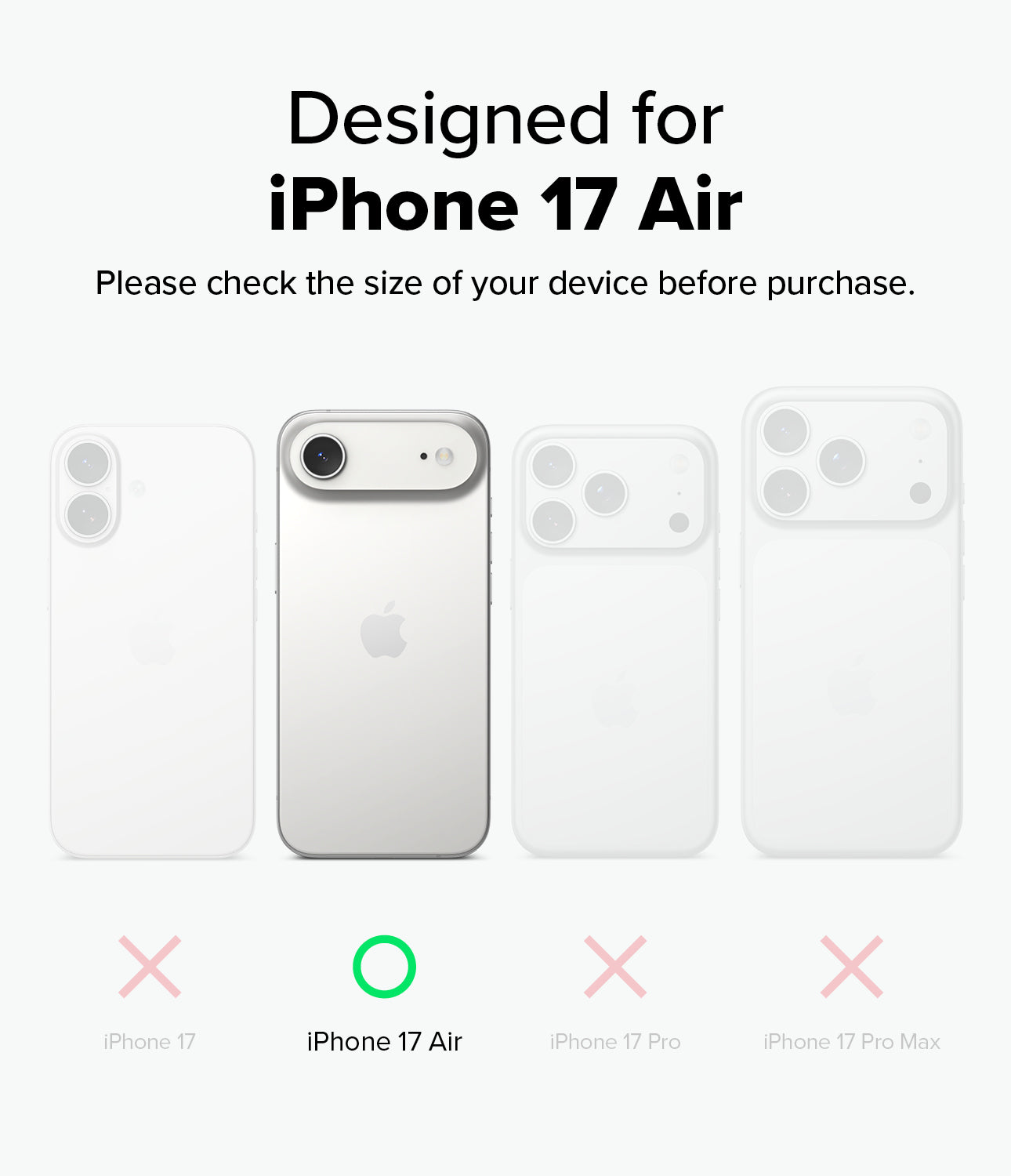 Ringke Silicone Magnetic Case for Apple iPhone 17 Air