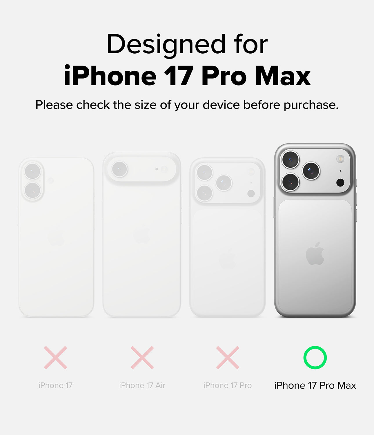 Ringke Fusion Case for Apple iPhone 17 Pro Max