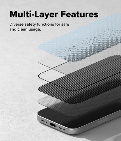 Ringke Privacy Easy Slide Tempered Glass Screen Protector for Apple iPhone 17 Pro
