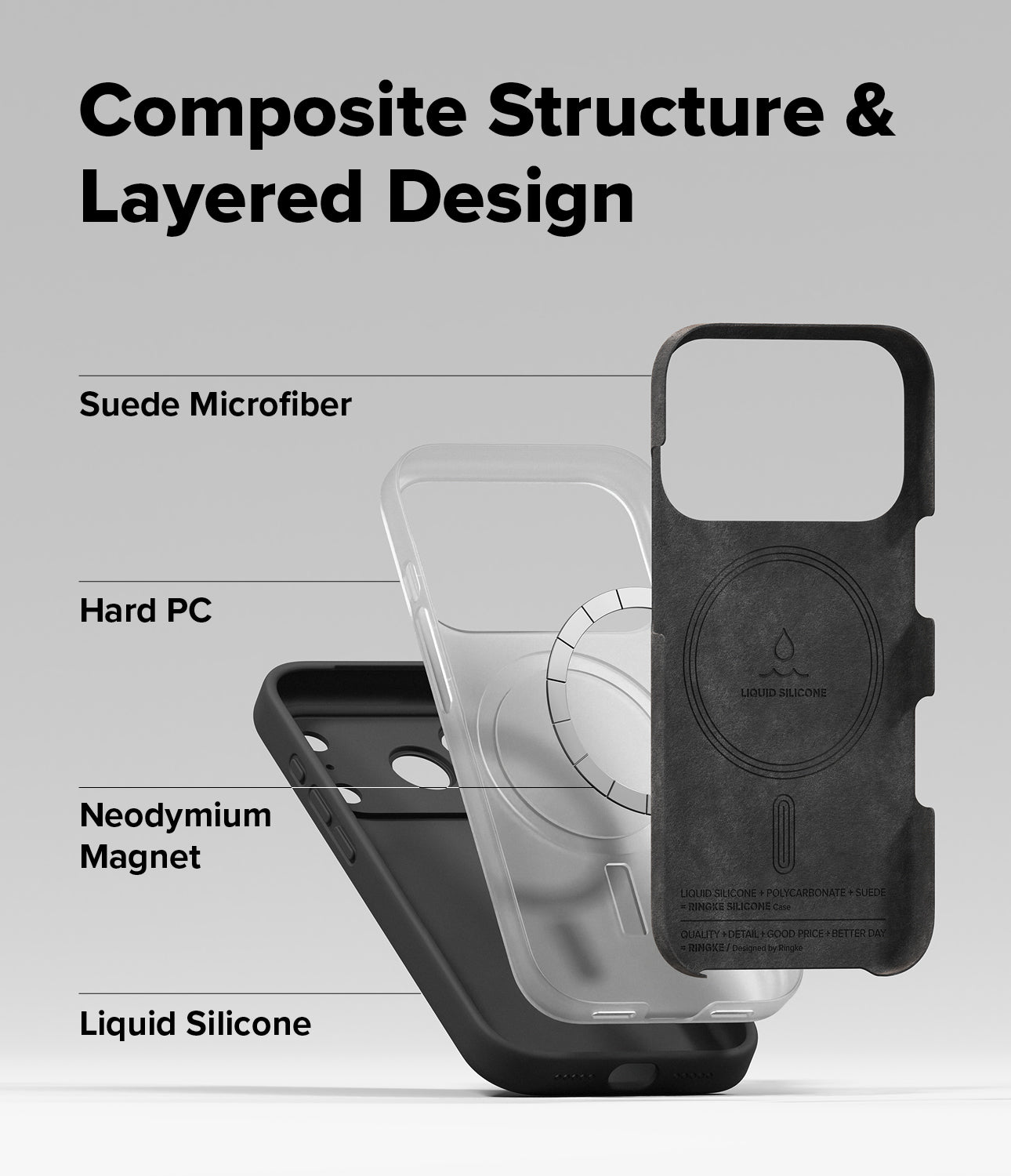 Ringke Silicone Magnetic Case for Apple iPhone 17 Pro