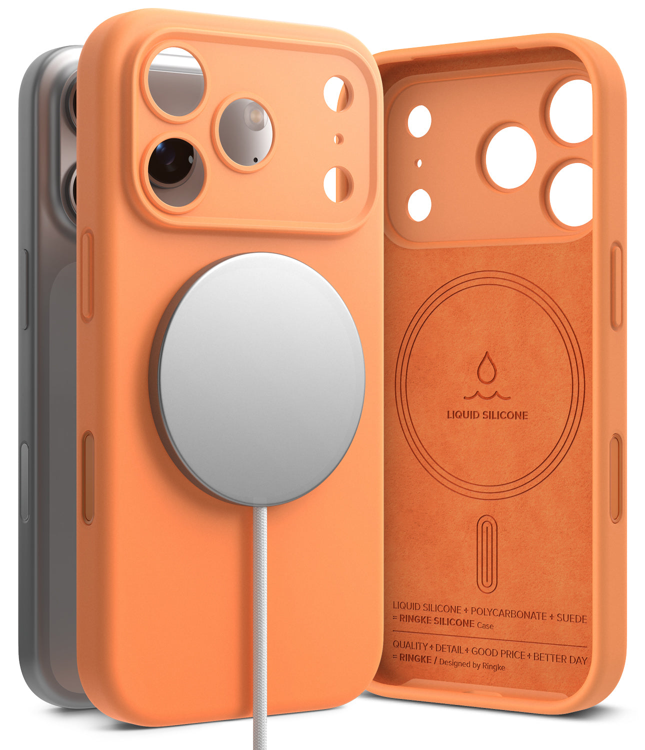 Ringke Silicone Magnetic Case for Apple iPhone 17 Pro