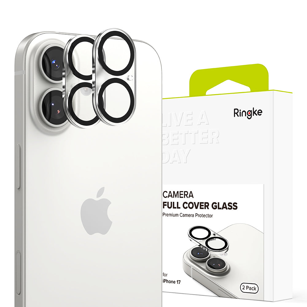 Ringke Camera Full Cover Tempered Glass Protector for Apple iPhone 17