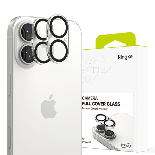 Ringke Camera Full Cover Tempered Glass Protector for Apple iPhone 17