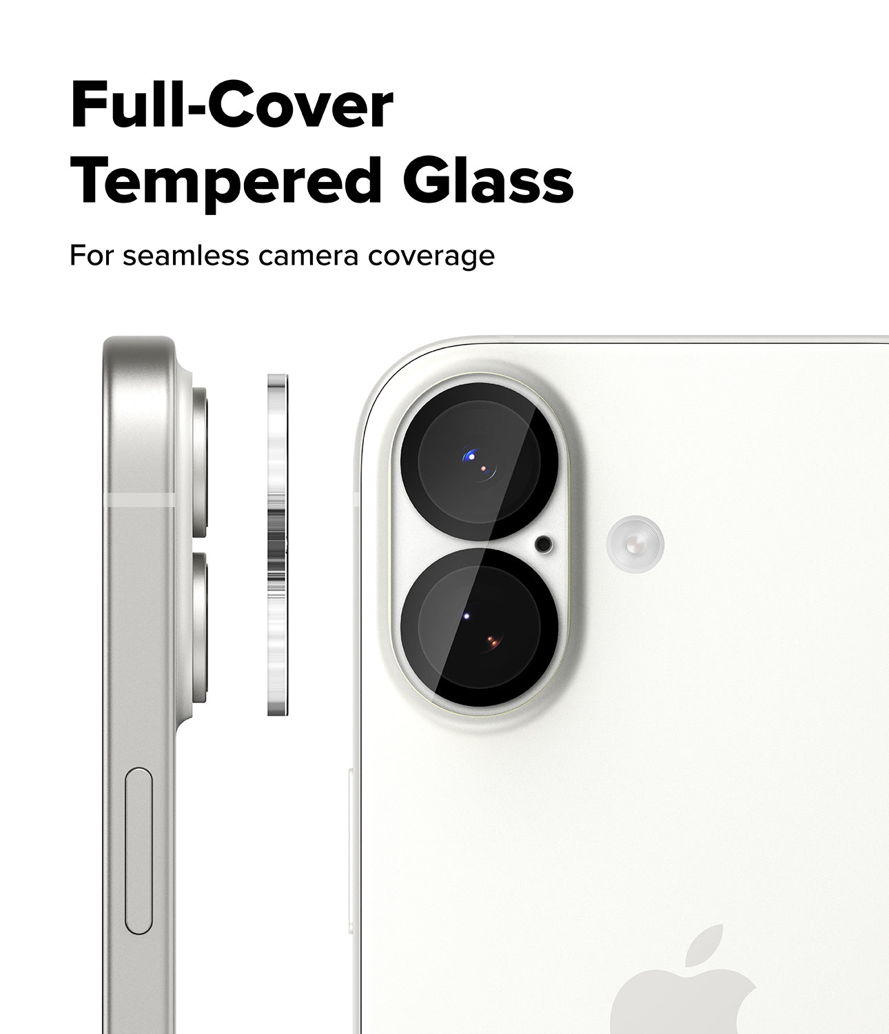 Ringke Camera Full Cover Tempered Glass Protector for Apple iPhone 17