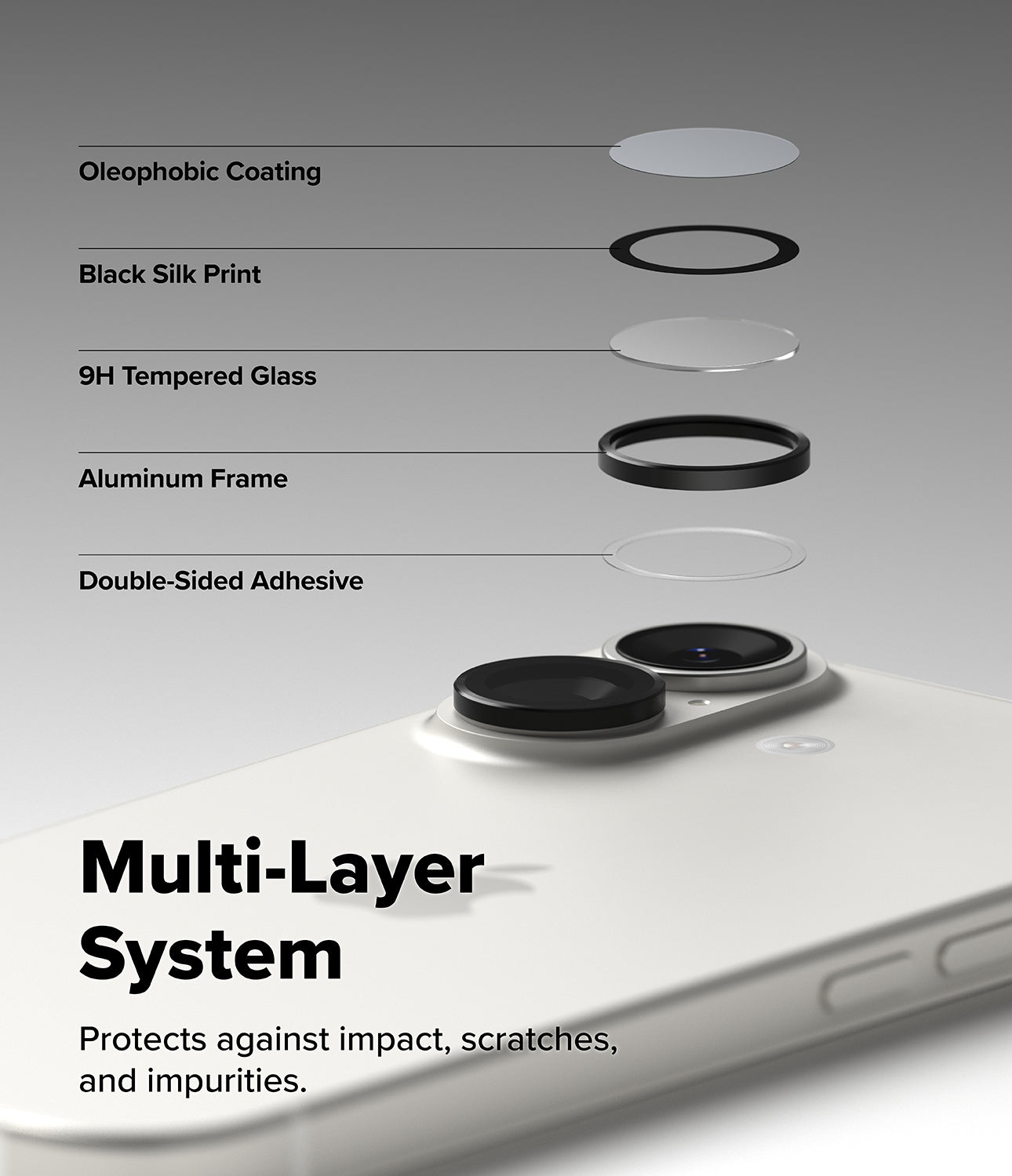 Ringke Camera Lens Frame Protector for Apple iPhone 17