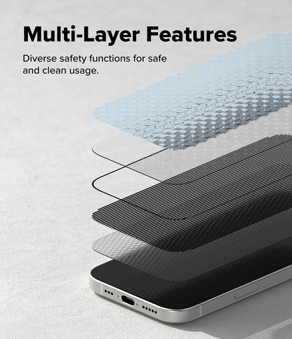 Ringke Privacy Easy Slide Tempered Glass Screen Protector for Apple iPhone 17