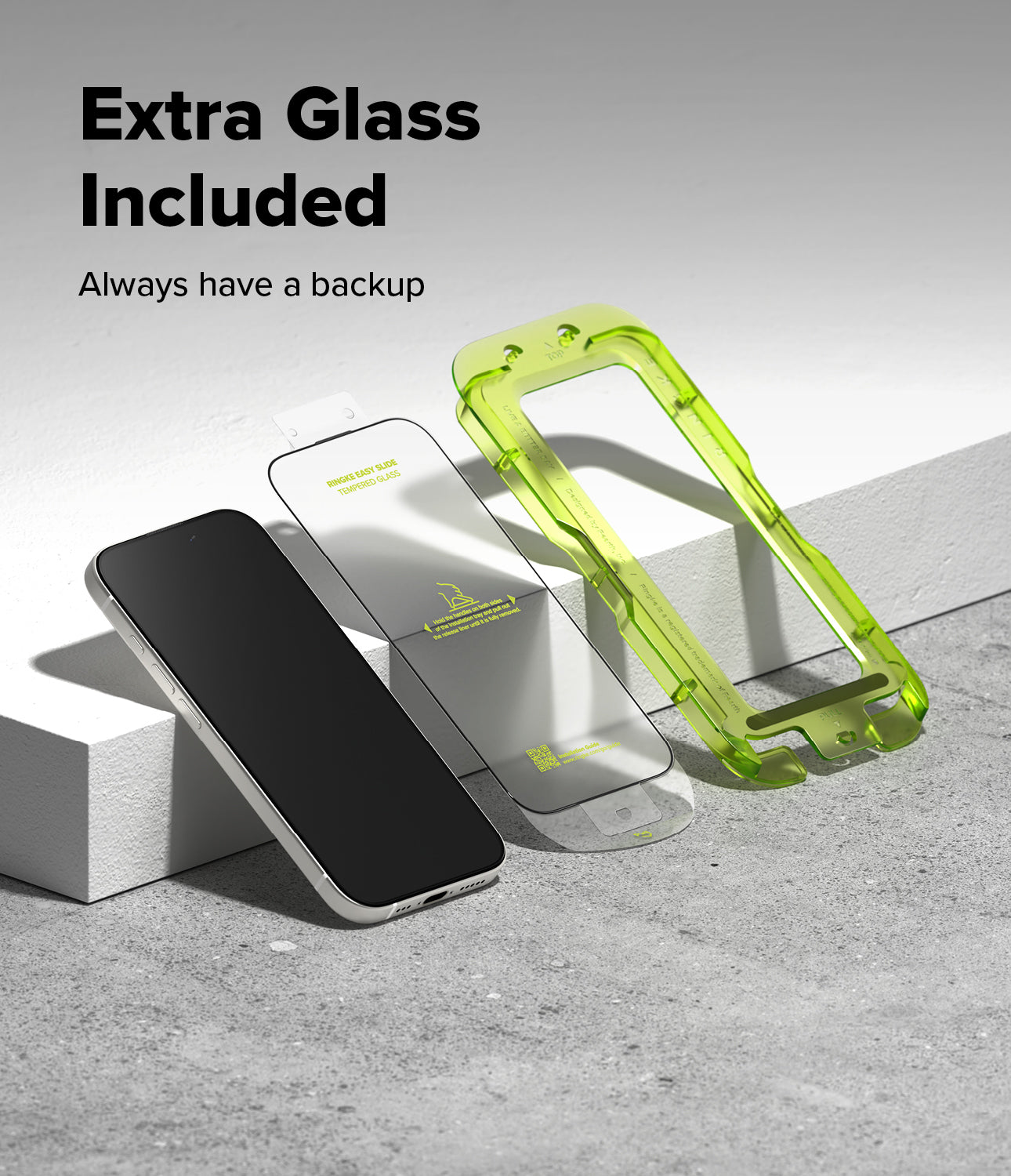 Ringke Easy Slide Tempered Glass Screen Protector for Apple iPhone 17