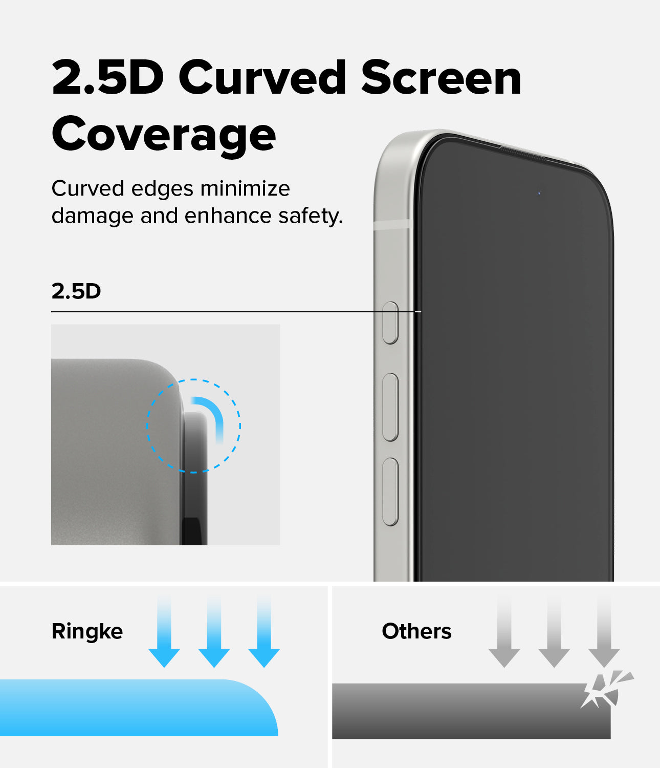 Ringke Easy Slide Tempered Glass Screen Protector for Apple iPhone 17