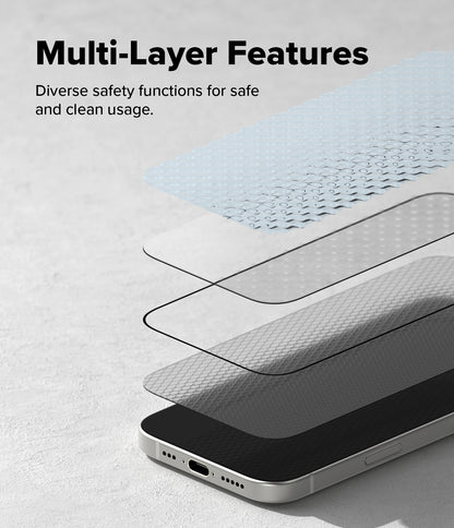 Ringke Easy Slide Tempered Glass Screen Protector for Apple iPhone 17