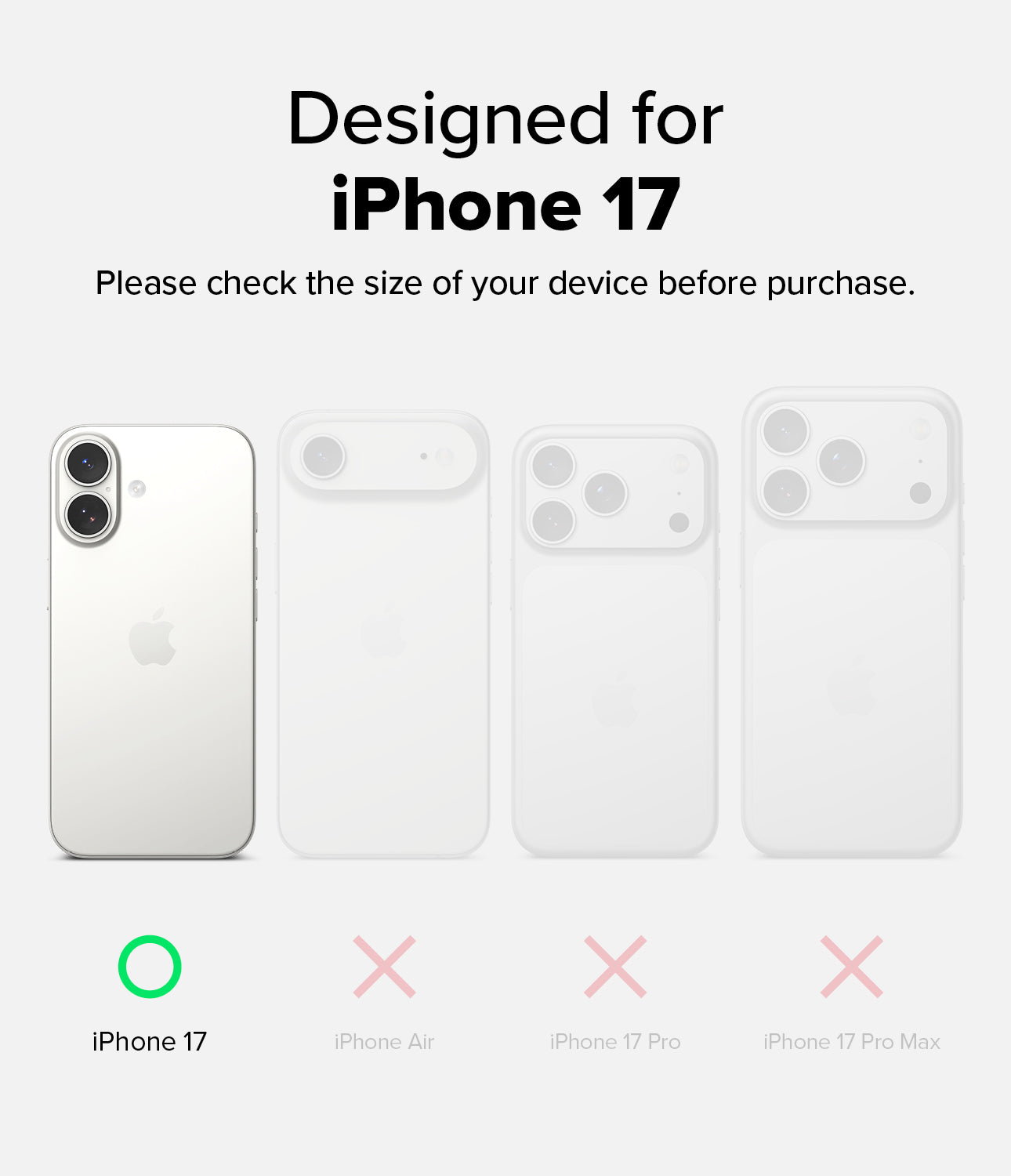 Ringke Fusion Design Case for Apple iPhone 17