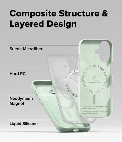 Ringke Silicone Magnetic Case for Apple iPhone 17