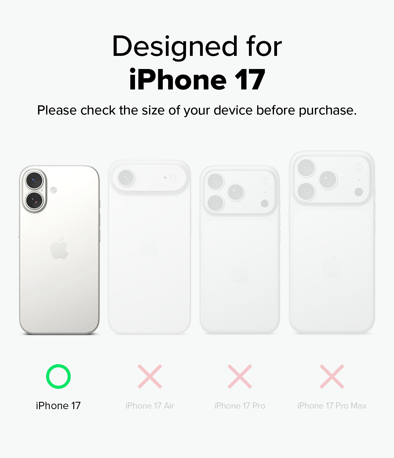 Ringke Silicone Magnetic Case for Apple iPhone 17