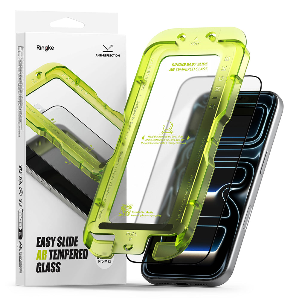 Ringke Easy Slide AR Tempered Glass Screen Protector for Apple iPhone 18 Pro Max / iPhone 17 Pro Max