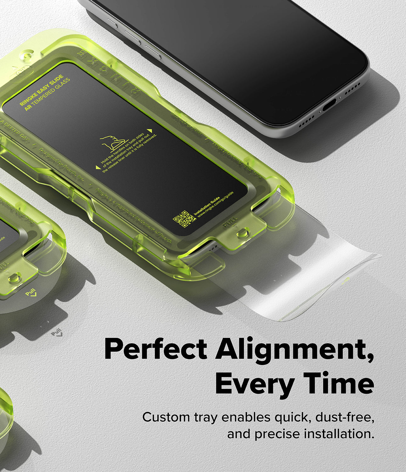 Ringke Easy Slide AR Tempered Glass Screen Protector for Apple iPhone 18 Pro Max / iPhone 17 Pro Max