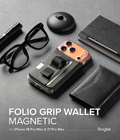 Ringke Folio Grip Wallet Magnetic Accessory for Apple iPhone 18 Pro Max / 17 Pro Max