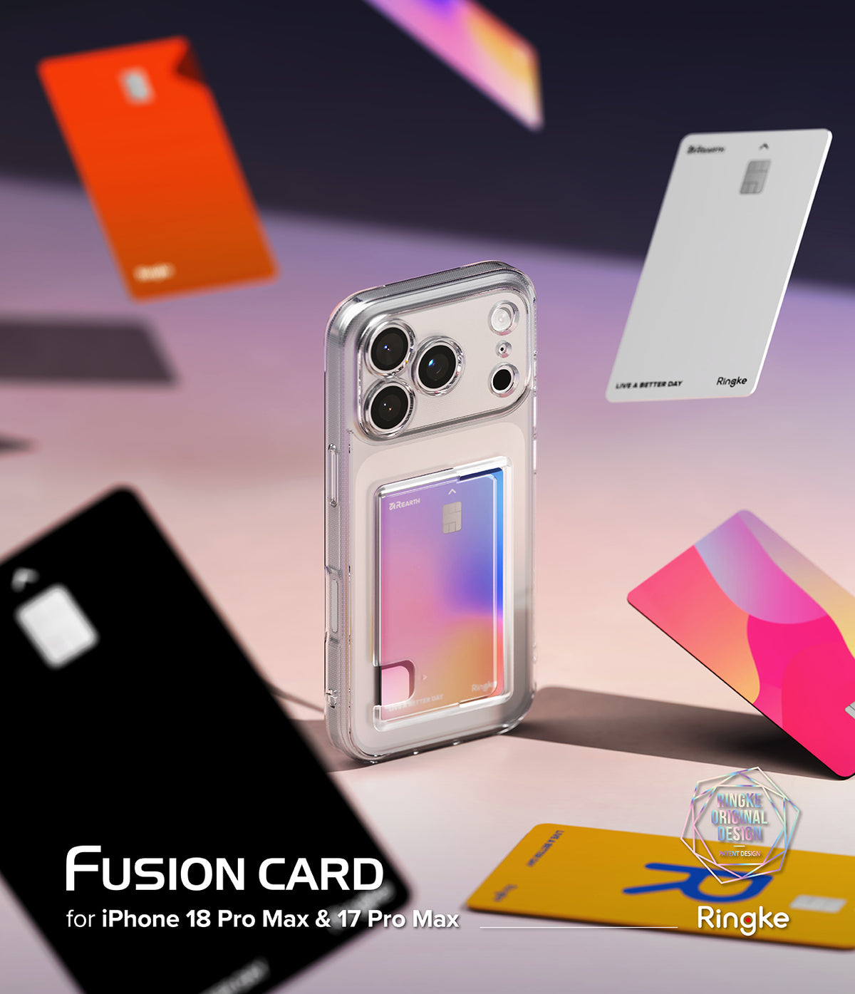 Ringke Fusion Card Case for Apple iPhone 18 Pro Max / iPhone 17 Pro Max