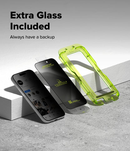 Ringke Privacy Easy Slide Tempered Glass Screen Protector for Apple iPhone 18 Pro