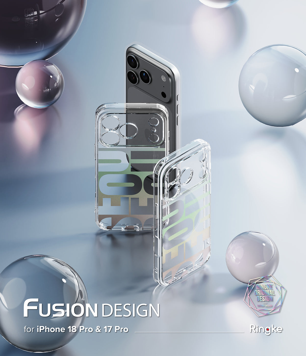 Ringke Fusion Design Case for Apple iPhone 18 Pro / iPhone 17 Pro
