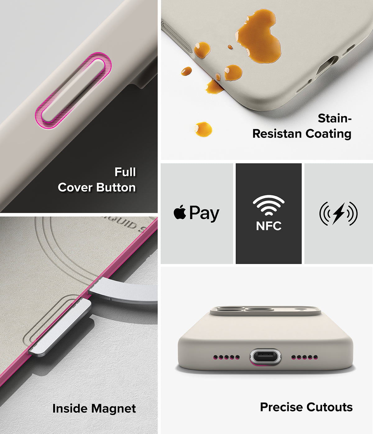 Ringke SIlicone Magnetic Case for Apple iPhone 18 Pro