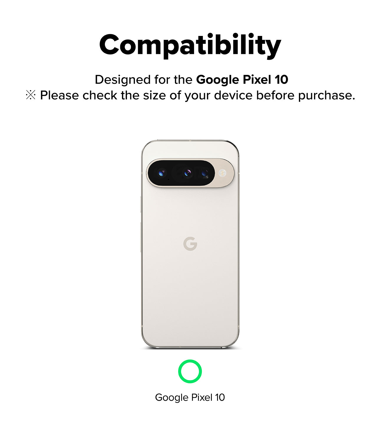 Ringke Camera Protector Tempered Glass for Google Pixel 10