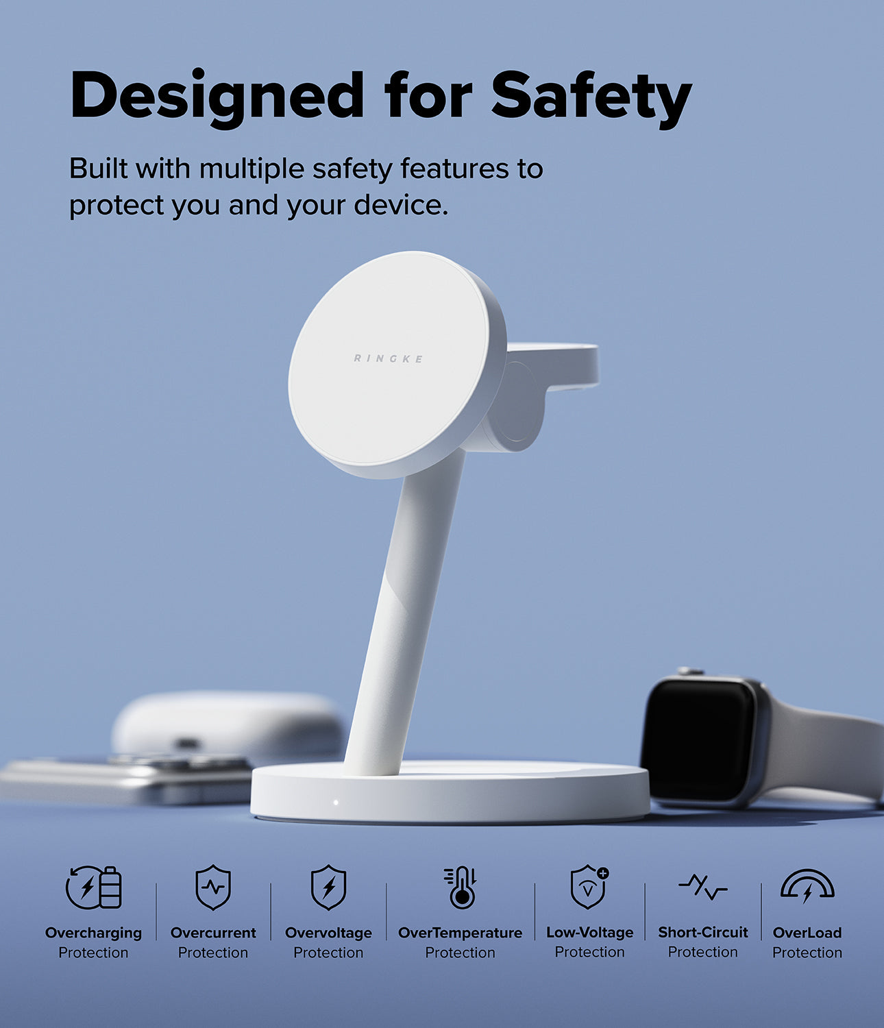 Ringke Qi2 25W 3-in-1 Magnetic Wireless Charging Strand