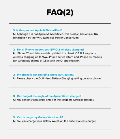 Ringke Qi2 3-in-1 Magnetic Wireless Charging Strand