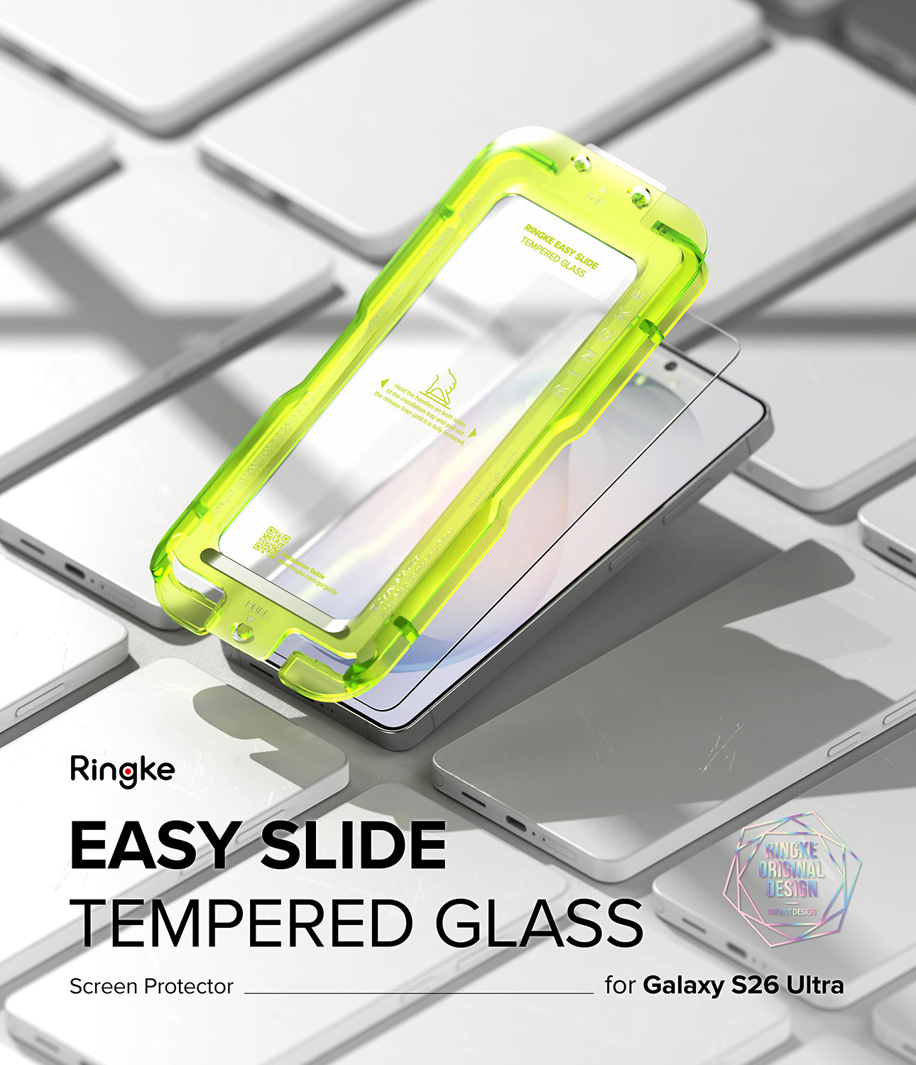 Ringke Easy Slide Tempered Glass Screen Protector for Samsung Galaxy S26 Ultra