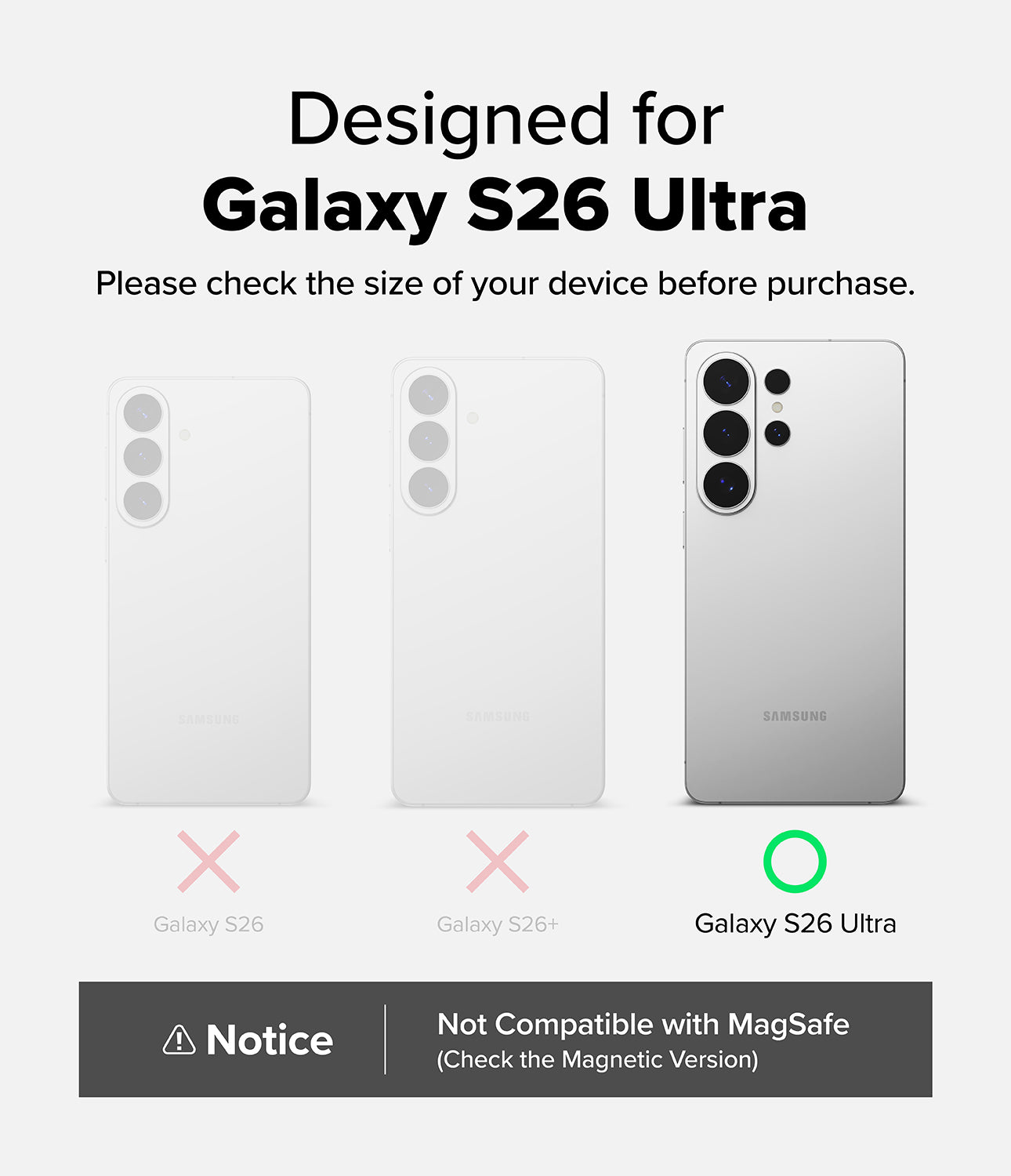Ringke Fusion X Case for Samsung Galaxy S26 Ultra