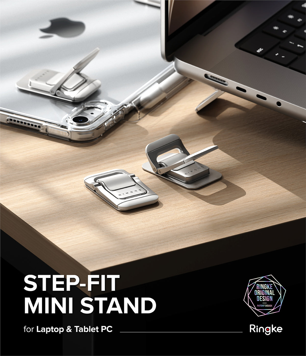Ringke Step-FIt Mini Stand - Laptop, Tablet PC and Smartphone Accessory
