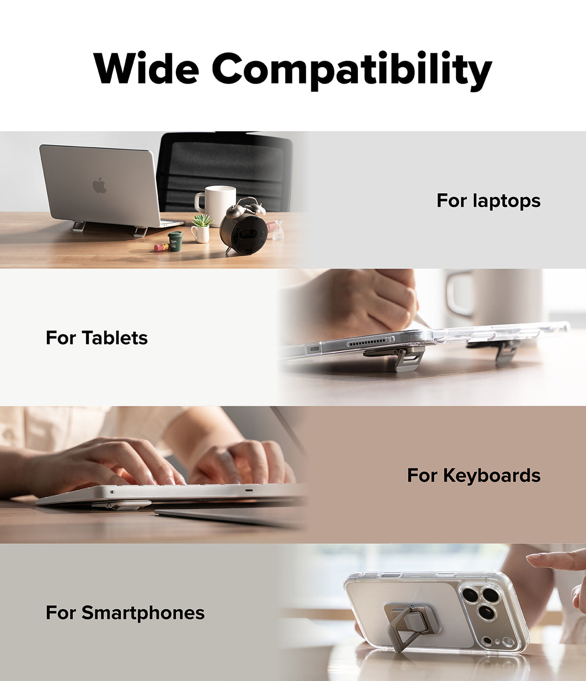 Ringke Step-FIt Mini Stand - Laptop, Tablet PC and Smartphone Accessory