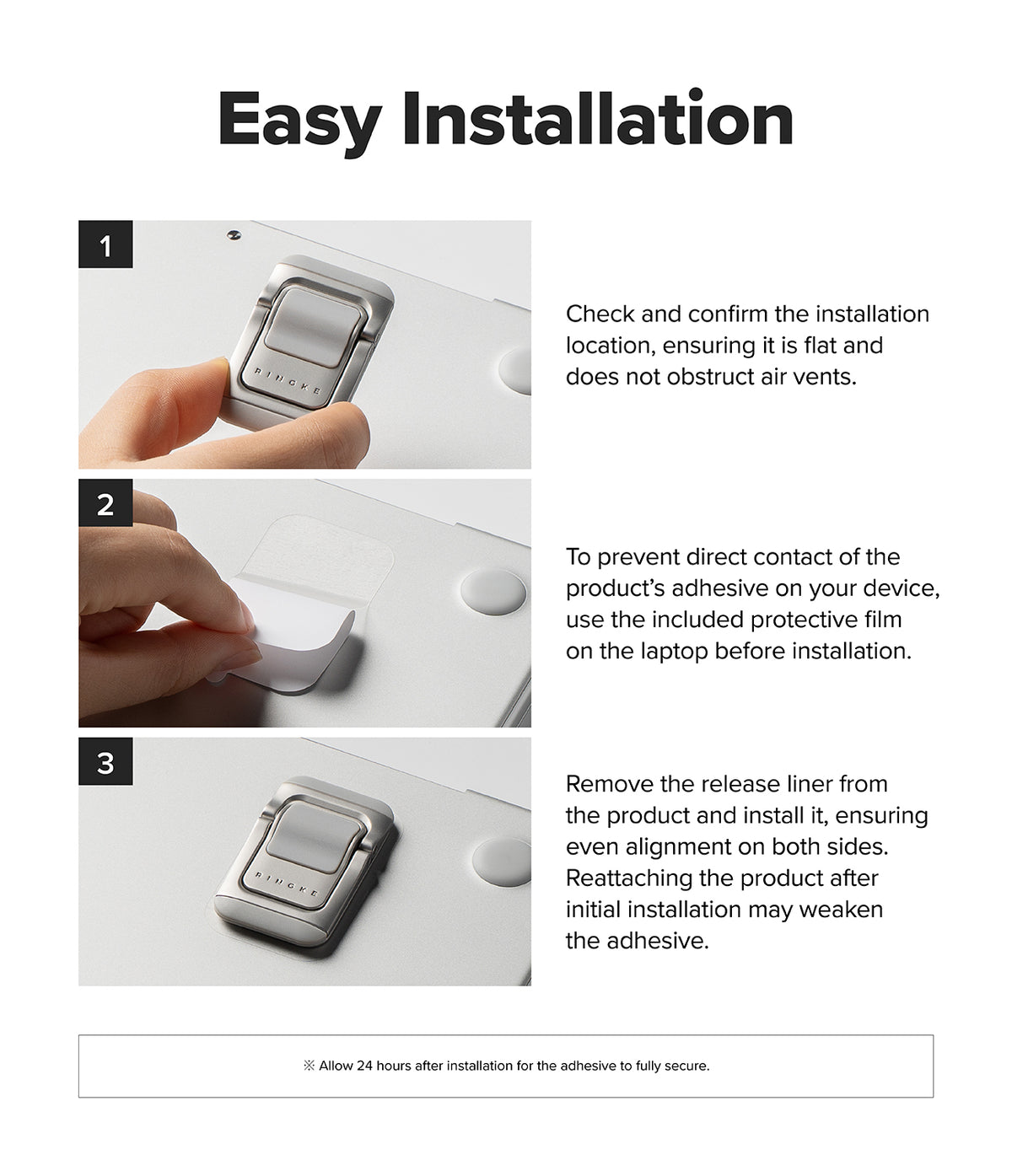 Ringke Step-FIt Mini Stand - Laptop, Tablet PC and Smartphone Accessory
