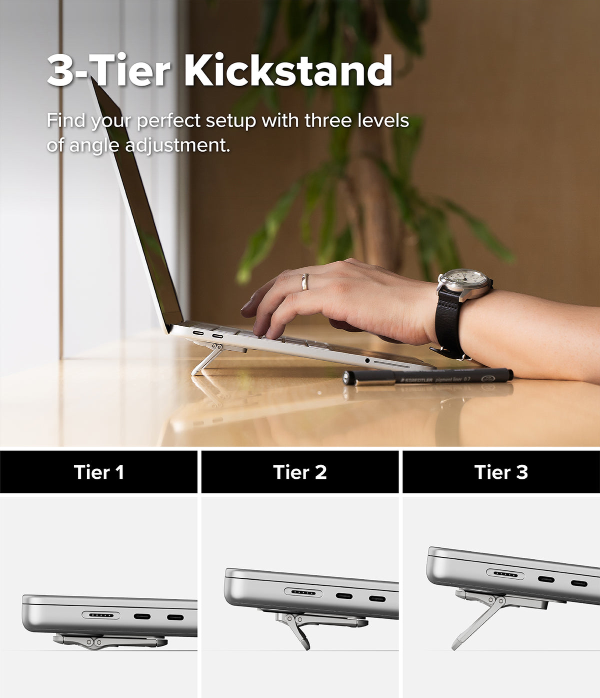 Ringke Step-FIt Mini Stand - Laptop, Tablet PC and Smartphone Accessory