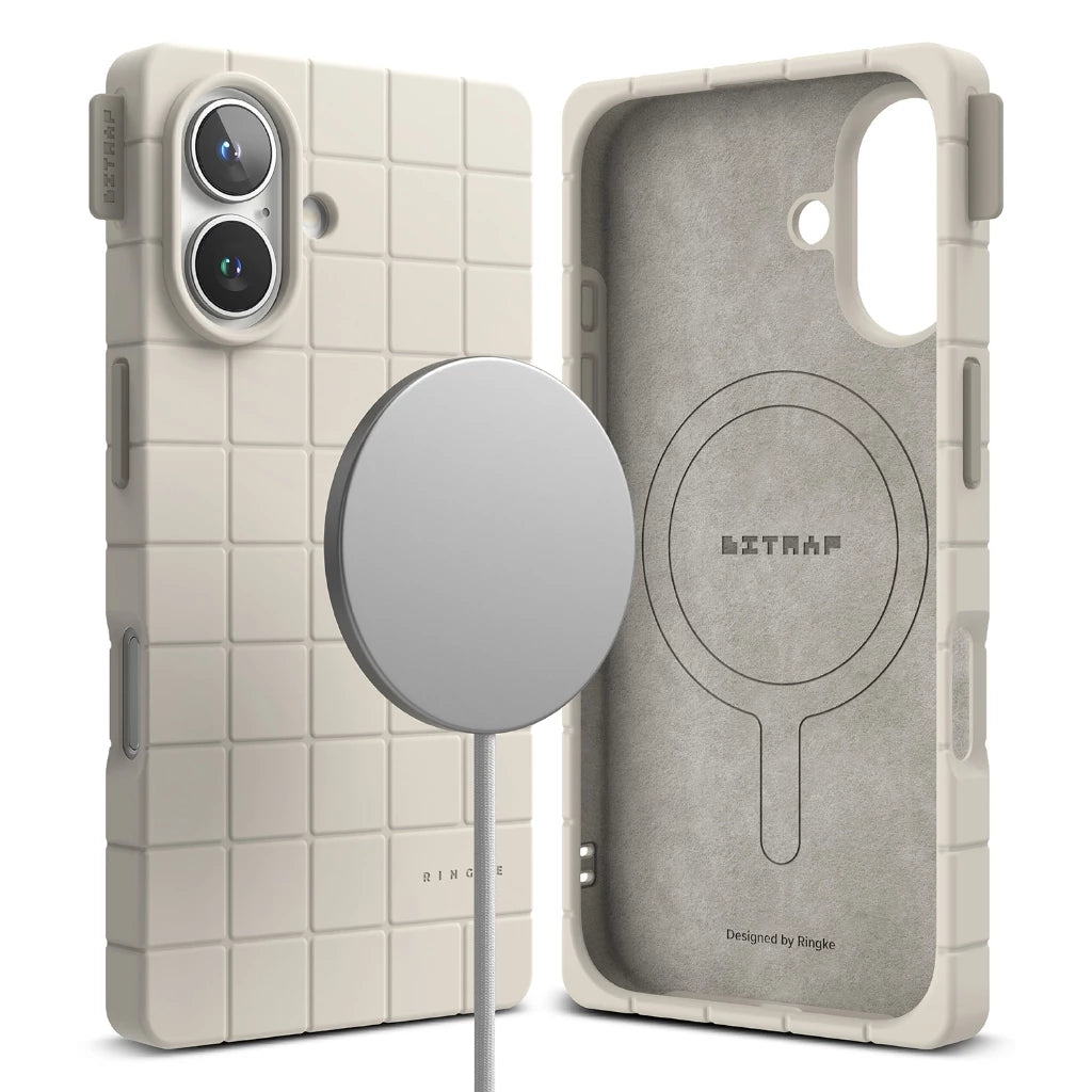 Ringke Bitmap Silicone Magnetic Case for Apple iPhone 16