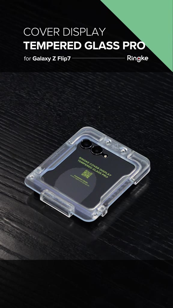 RIngke Cover Display Protector Tempered Glass Pro for Samsung Galaxy Z Flip 7