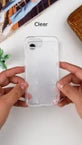 Ringke iPhone 16e Case Fusion | Clear Hard Back + Soft TPU Bumper | Slim Shockproof Cover