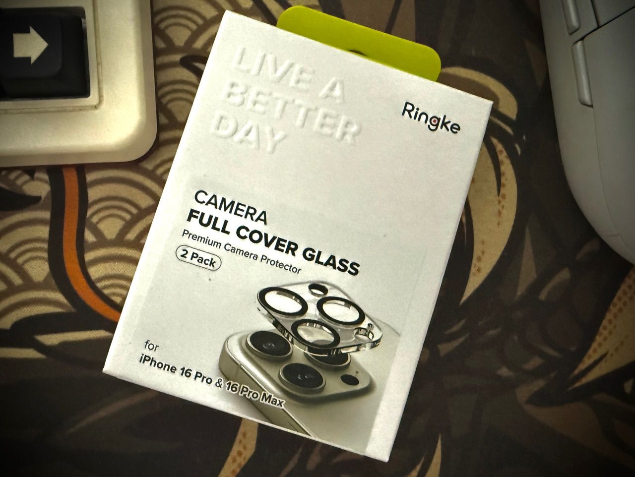 Ringke Camera Tempered Glass Protector for Apple iPhone 16 Pro / iPhone 16 Pro Max