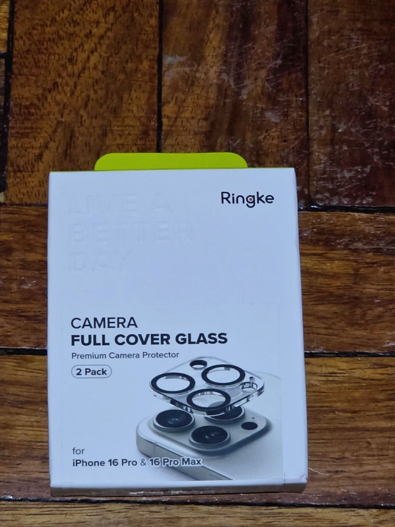 Ringke Camera Tempered Glass Protector for Apple iPhone 16 Pro / iPhone 16 Pro Max
