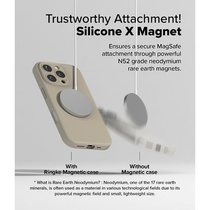 Ringke Silicone Magnetic Case for Apple iPhone 16 Pro Max