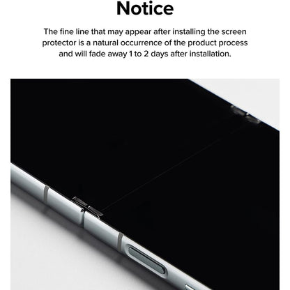 Ringke Hinge Dual Easy Film Protector Compatible for Samsung Galaxy Z Flip 6 / Flip 5 / Flip 4