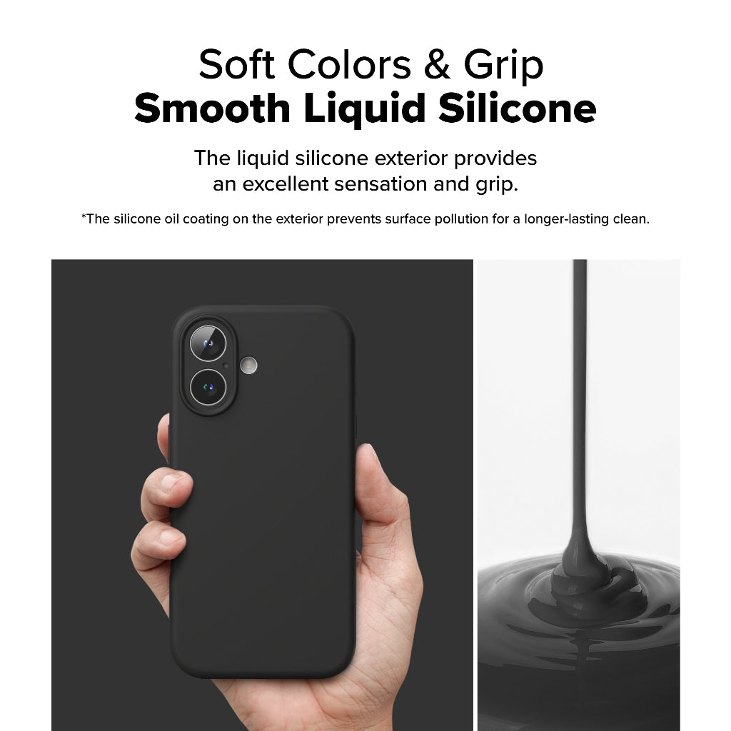 Ringke Silicone Magnetic Case for Apple iPhone 16 Plus